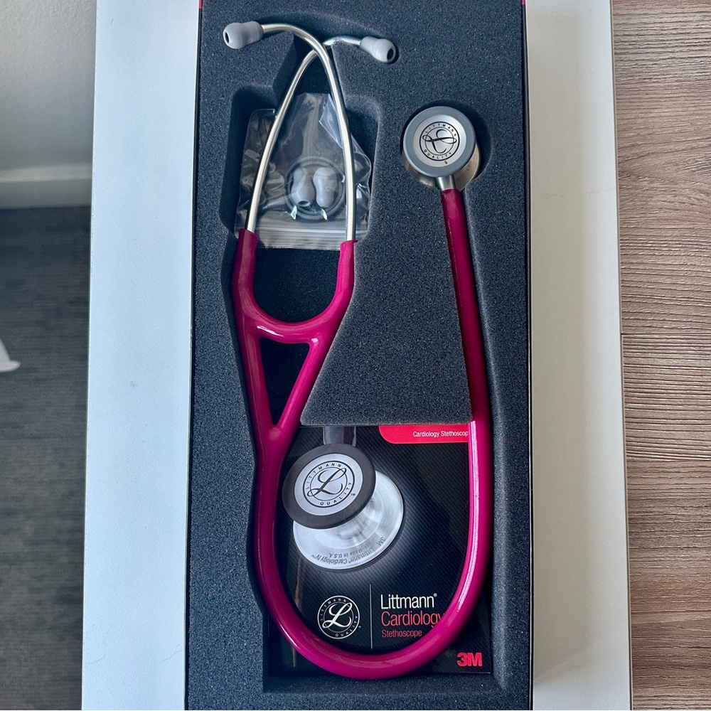 3M Littmann Cardiology IV Stethoscope - Raspberry